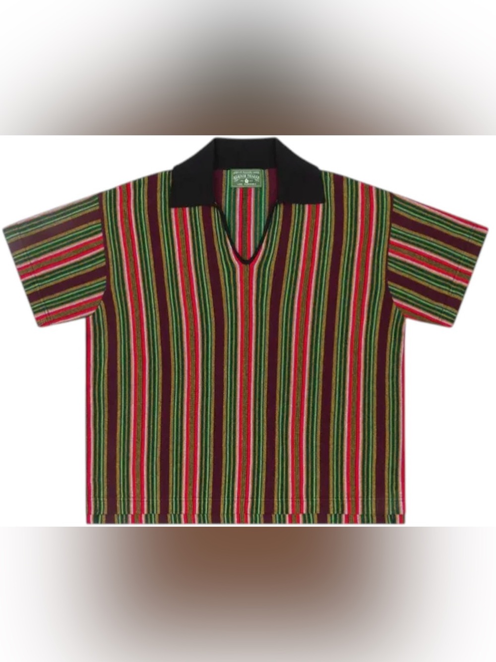 NWT Denim Tears Knit Polo Multicolor Size M.